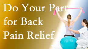 Rosenberg Wellness Center invites back pain sufferers to participate in their own back pain relief recovery. 