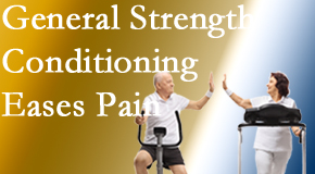 Rosenberg Wellness Center helps patients discover the right exercise for them to strengthen their spine and body to best ease back pain. 