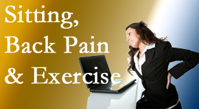 Rosenberg Wellness Center encourages less sitting and more exercising to combat back pain and other pain issues.