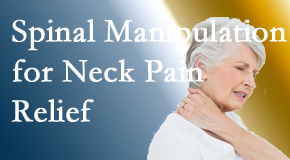 Rosenberg Wellness Center delivers chiropractic spinal manipulation to reduce neck pain. Such spinal manipulation decreases the risk of treatment escalation.