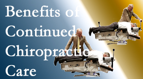 Rosenberg Wellness Center presents continued chiropractic care (aka maintenance care) as it is research-documented as effective.