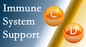 Rosenberg Wellness Center shares details about the benefits of vitamins C and D for the immune system to fight infection. 