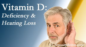 Rosenberg Wellness Center presents recent research about low vitamin D levels and hearing loss. 