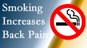 Rosenberg Wellness Center explains that smoking intensifies the pain experience especially spine pain and headache.