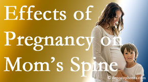 New York City mothers are prone to develop spinal issues as they grow older.