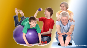 New York City exercise image of young and older people as part of chiropractic plan