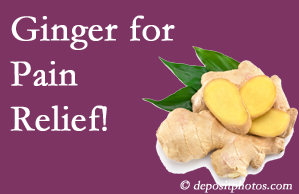 New York City chronic pain and osteoarthritis pain patients will want to look in to ginger for its many varied benefits not least of which is pain reduction. 