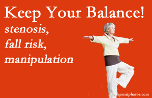 Rosenberg Wellness Center uses spinal manipulation among other services to improve balance in older patients at risk of falling and those with spinal stenosis.