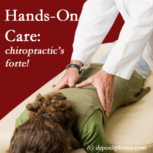 picture of New York City chiropractic hands-on treatment