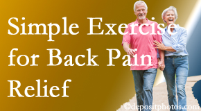 Rosenberg Wellness Center suggests simple exercise as part of the New York City chiropractic back pain relief plan.