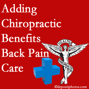 Added New York City chiropractic to back pain care plans works for back pain sufferers. 