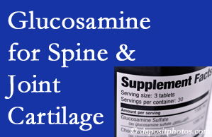 New York City chiropractic nutritional support encourages glucosamine for joint and spine cartilage health and potential regeneration. 