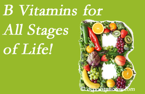  Rosenberg Wellness Center urges a check of your B vitamin status for overall health throughout life. 