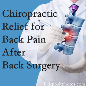 Rosenberg Wellness Center offers back pain relief to patients who have already undergone back surgery and still have pain.