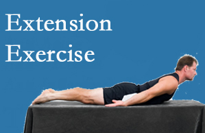 Rosenberg Wellness Center recommends extensor strengthening exercises when back pain patients are ready for them.