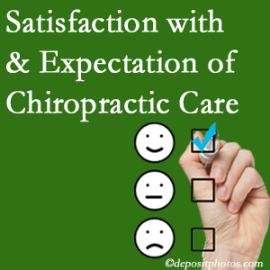 New York City chiropractic care delivers patient satisfaction and meets patient expectations of pain relief.