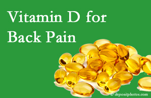 image of New York City low back pain and lumbar disc degeneration helped with higher levels of vitamin D