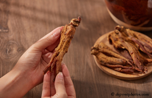 New York City chiropractic nutrition tip: image of red ginseng for anti-aging and anti-inflammatory pain