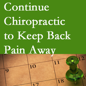 Continued New York City chiropractic care fosters back pain relief.