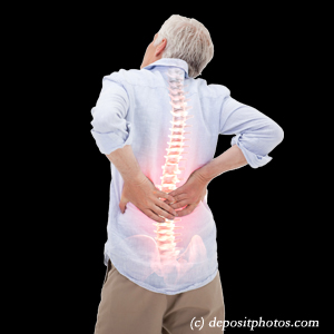 image New York City back pain with lumbar spinal stenosis