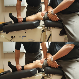 image New York City chiropractic distraction treatment for knee pain