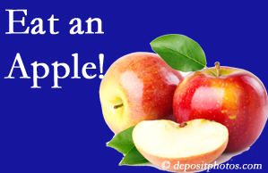 New York City chiropractic care recommends healthy diets full of fruits and veggies, so enjoy an apple the apple season!